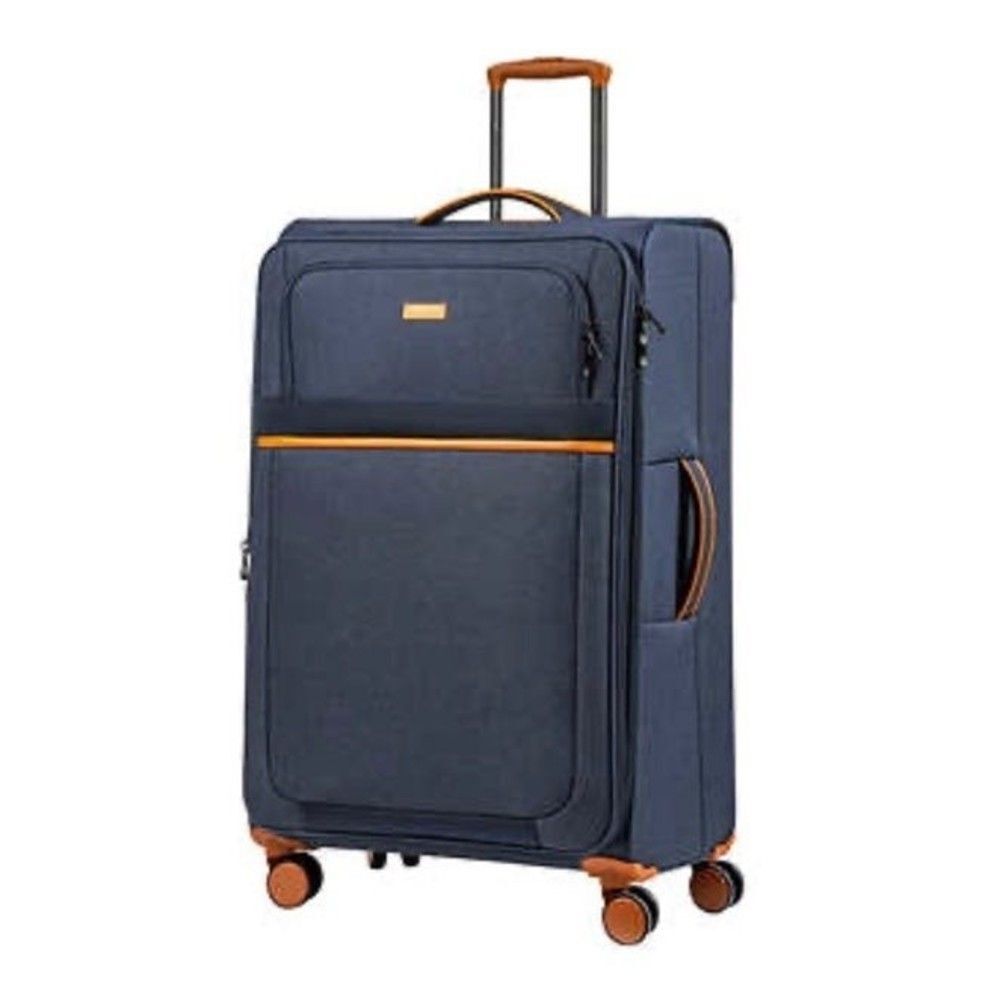 New Champs Classic Ii 24” In In Navy Softside Luggage Suitcase Spinner